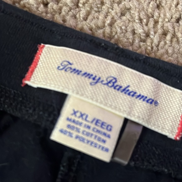 Tommy Bahama black w red accent, elastic drawstring, waistband lounge pants XXL - Picture 3 of 5